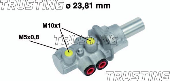 Trusting PF847 - Главный тормозной цилиндр autosila-amz.com