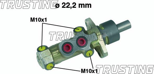 Trusting PF202 - Главный тормозной цилиндр autosila-amz.com