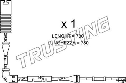 Trusting SU.153 - Сигнализатор, износ тормозных колодок autosila-amz.com