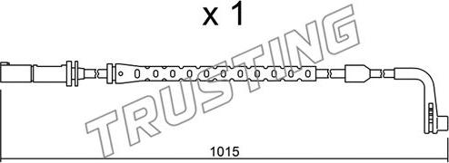 Trusting SU.221 - Сигнализатор, износ тормозных колодок autosila-amz.com