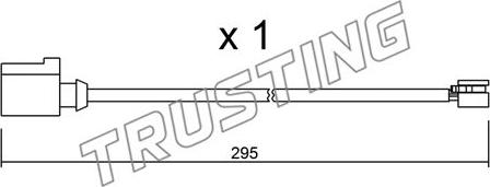 Trusting SU.273 - Сигнализатор, износ тормозных колодок autosila-amz.com