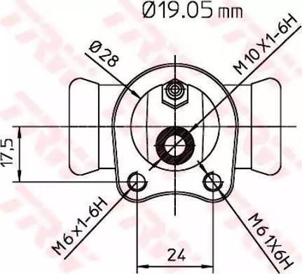 LPR 210290 - Раб.тор.цил. Opel ASTRA 91-98/KADETT 84-91/VECTRA 95-02/Corsa 89-00 1.4-2.0 R+L autosila-amz.com