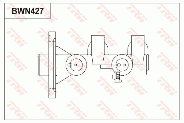 TRW BWN427 - Колесный тормозной цилиндр autosila-amz.com