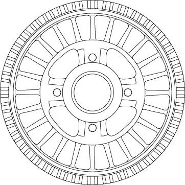 TRW DB4557MR - Тормозной барабан autosila-amz.com