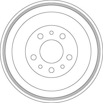 TRW DB4563 - Тормозной барабан autosila-amz.com