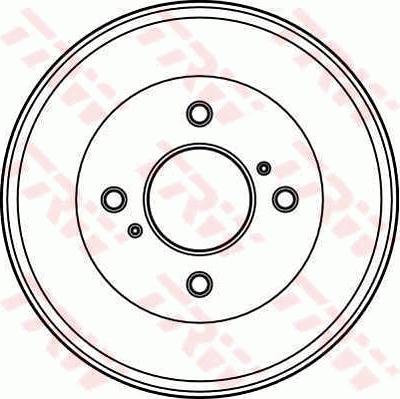 TRW DB4047 - Тормозной барабан autosila-amz.com