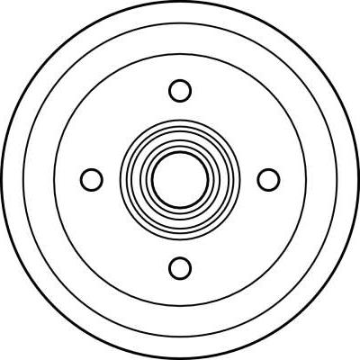 TRW DB4005 - Brake Drum autosila-amz.com