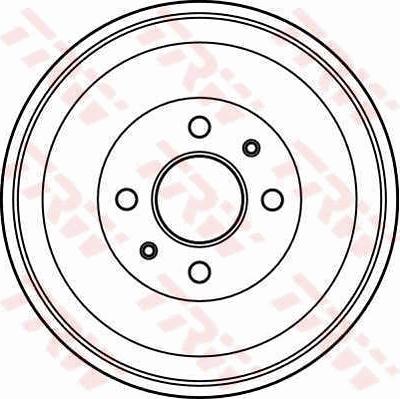 TRW DB4016 - Тормозной барабан autosila-amz.com