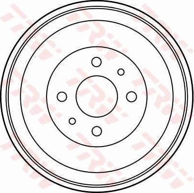 TRW DB4183 - Тормозной барабан autosila-amz.com