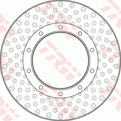 TRW DF5010S - Тормозной диск autosila-amz.com