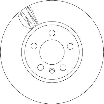 TRW DF6964 - Тормозной диск autosila-amz.com