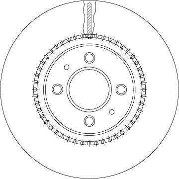 TRW DF6904 - Тормозной диск autosila-amz.com