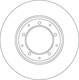 TRW DF6905 - Тормозной диск autosila-amz.com