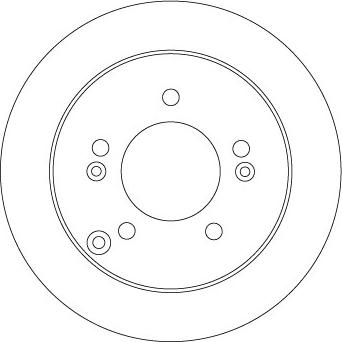 TRW DF6919 - Тормозной диск autosila-amz.com