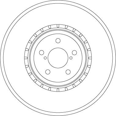 TRW DF6923S - Тормозной диск autosila-amz.com