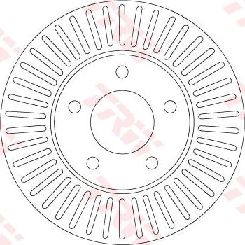 TRW DF6922 - Тормозной диск autosila-amz.com