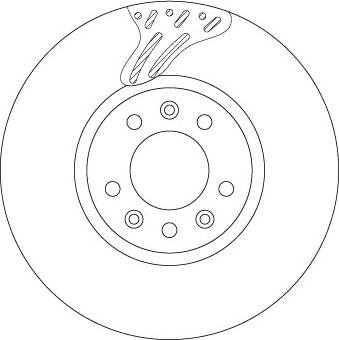 TRW DF6977S - Тормозной диск autosila-amz.com