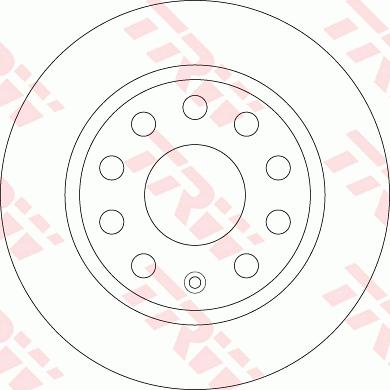 TRW DF6444 - Тормозной диск autosila-amz.com