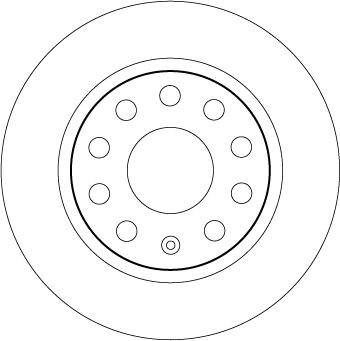 TRW DF6553 - Тормозной диск autosila-amz.com