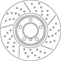 TRW DF6604S - Тормозной диск autosila-amz.com
