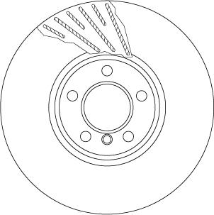 TRW DF6612S - Тормозной диск autosila-amz.com