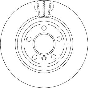 TRW DF6617S - Тормозной диск autosila-amz.com