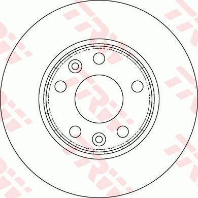 TRW DF6199 - Тормозной диск autosila-amz.com