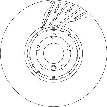 TRW DF6890S - Тормозной диск autosila-amz.com
