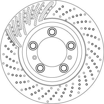 TRW DF6821S - Тормозной диск autosila-amz.com
