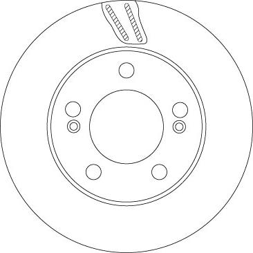 TRW DF6878S - Тормозной диск autosila-amz.com