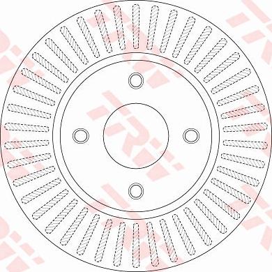 TRW DF6249 - Тормозной диск autosila-amz.com