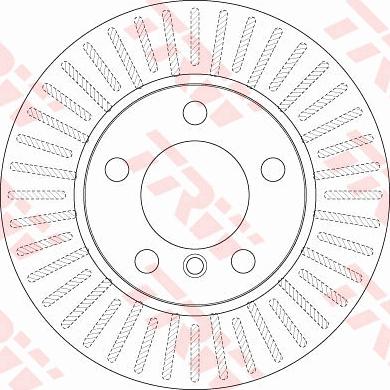 TRW DF6255 - Тормозной диск autosila-amz.com