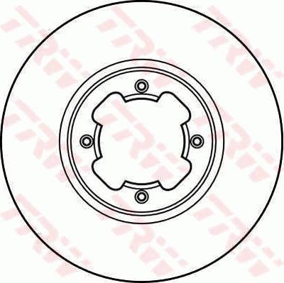 TRW DF1999 - Тормозной диск autosila-amz.com