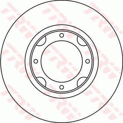 TRW DF1909 - Тормозной диск autosila-amz.com