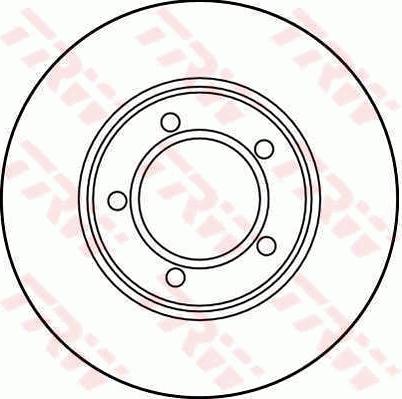TRW DF1916 - Тормозной диск autosila-amz.com