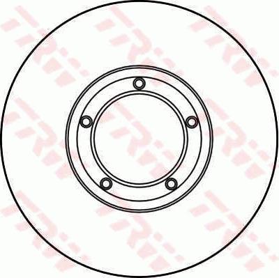 TRW DF1619 - Тормозной диск autosila-amz.com