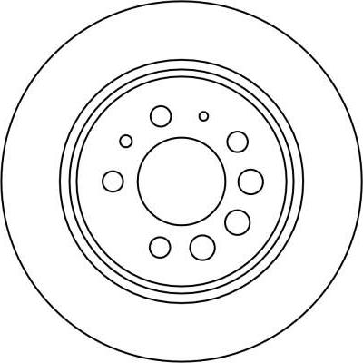 TRW DF1674 - Тормозной диск autosila-amz.com