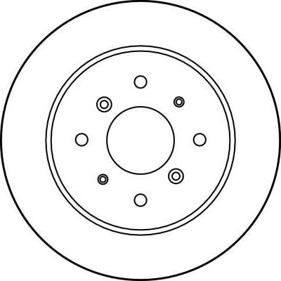 TRW DF1815 - DF1815 диск тормозной передний!\ Honda Civic, Rover 200 1.3-1.5 83> autosila-amz.com