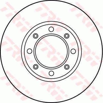 TRW DF1300 - Тормозной диск autosila-amz.com