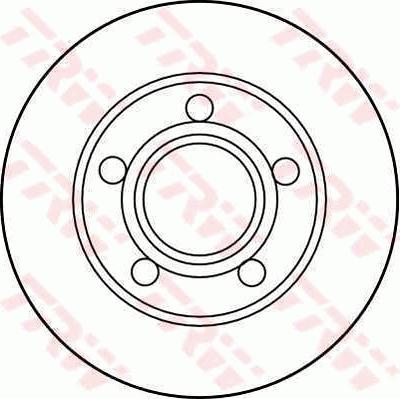 TRW DF2655 - Тормозной диск autosila-amz.com