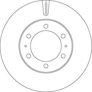 TRW DF7827S - Тормозной диск autosila-amz.com