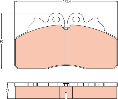 TRW GDB5113 - Тормозные колодки, дисковые, комплект autosila-amz.com