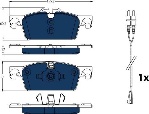 TRW GDB1929BTE - Тормозные колодки, дисковые, комплект autosila-amz.com