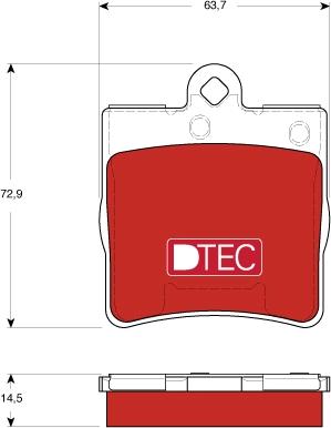 TRW GDB1545DTE - Тормозные колодки, дисковые, комплект autosila-amz.com