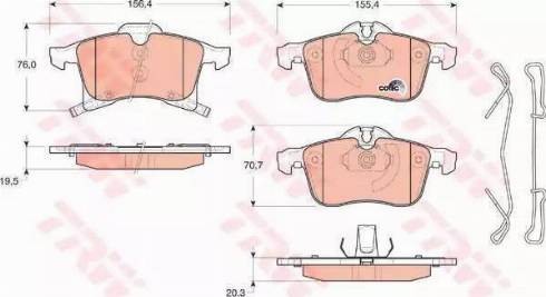 Magneti Marelli 363700201225 - Тормозные колодки, дисковые, комплект autosila-amz.com