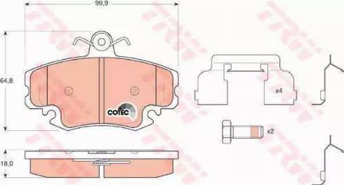 Sangsin Brake SP1243 - Тормозные колодки, дисковые, комплект autosila-amz.com