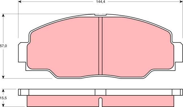 Woking 208300 - Тормозные колодки, дисковые, комплект autosila-amz.com