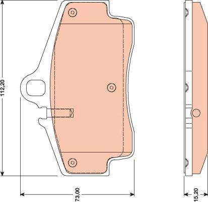 TRW GDB1757 - Тормозные колодки, дисковые, комплект autosila-amz.com