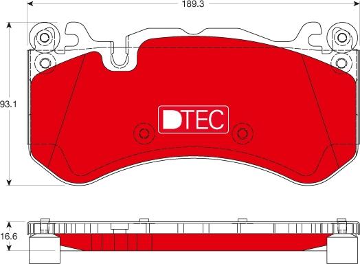 TRW GDB1734DTE - КОЛОДКИ ДИСКОВЫЕ autosila-amz.com