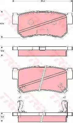 Parts-Mall PKD-004 - Колодки тормозные дисковые SSANGYONG KYRON(D100) PMC 4841308051 autosila-amz.com